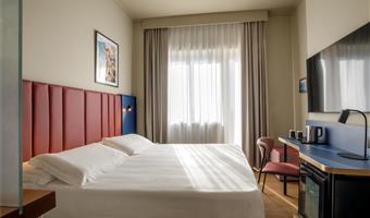 1 double bed, french size, economy room