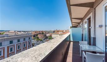 1 king size double bed, junior suite, 35sqm, living room, sofa, terrace, city view, wi-fi, bathrobe and slippers, coffee and tea maker, 1 bottle of water, minibar (free soft drinks), free room service, shopping card