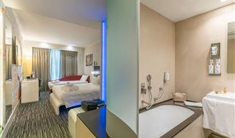 1 king bed, 1 single bed, comfort triple room, wi-fi, coffee and tea maker, bathrobe and slippers