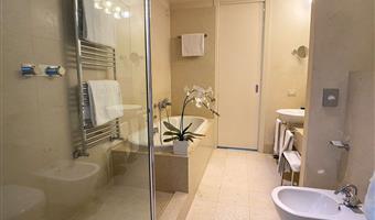 suite-1 king bed, family room, french sofabed for two children under 12 years, extra single bed