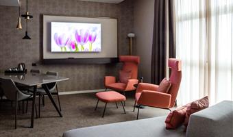 1 king bed, non-smoking, junior suite, deluxe room, living room, walk in closet, free minibar