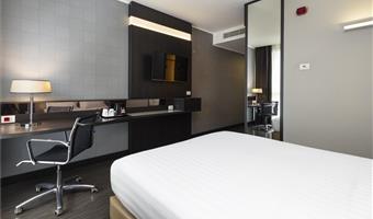 1 queen bed, non-smoking, handicap room, free wireless internet