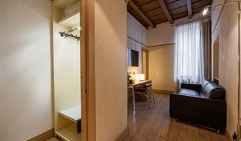 1 king bed, junior suite, living room, walk in closet