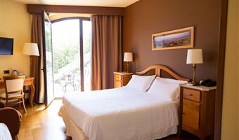 1 queen and 1 single, standard room