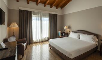 1 queen bed, non-smoking, superior room, balcony, lake view, free garage, free spa access