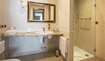 1 queen bed, non-smoking, superior room, balcony, lake view, free garage, free spa access