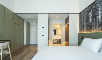1 queen bed, non-smoking, superior room, balcony, lake view, free garage, free spa access