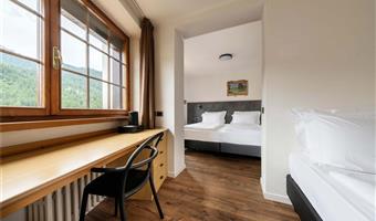1 king 1 single, non-smoking, mountain view, shower only