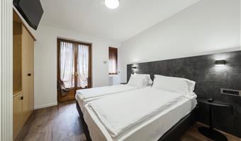 1 queen 2 single beds, non-smoking, family room, two bedrooms, mountain view, shower only