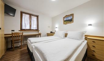 1 queen 2 single beds, non-smoking, family room, two bedrooms, mountain view, shower only
