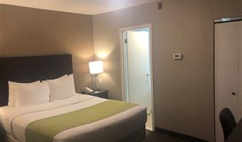 suite-1 cama de matrimonio grande, no fumador, sofá-cama para una persona, zona de estar, escritorio, nevera, wi-fi, desayuno completo