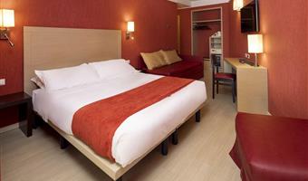 1 cama de matrimonio extragrande, no fumador, habitación familiar, camas literas, wi-fi gratuito, caja fuerte para el pc, hervidor