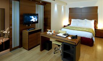 1 cama de matrimonio extragrande, suite junior, salón con sofá cama, bañera con ducha e hidromasaje, vestidor, acceso gratuito a balneario, estacionamiento gratuito
