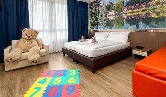 1 cama de matrimonio, habitación familiar, sofá cama
