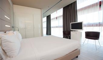 suite-1 cama matrimonial king size, 1 sofá cama queen size, habitación familiar con vista panorámica, 56 m², habitación para no fumadores, insonorización, wi-fi