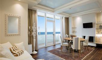 penthouse apartment  - una cama de matrimonio grande y una cama doble, ático, vistas al mar, dos dormitorios, 2 baños, jacuzzi, sofá-cama