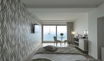 1 cama de matrimonio grande, no fumador, suite junior, sea view, desayuno completo