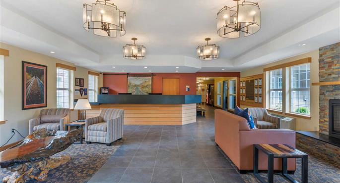 Vestíbulo del Best Western Plus Columbia River Inn en Cascade Locks - 38130
