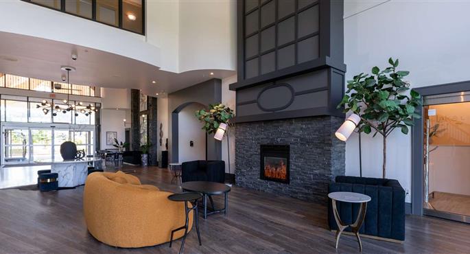 Vestíbulo del Prestige Harbourfront Resort en Salmon Arm - 62139