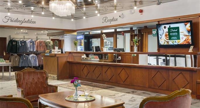 Vestíbulo del Best Western Gustaf Froding Hotel & Konferens en Karlstad - 88139