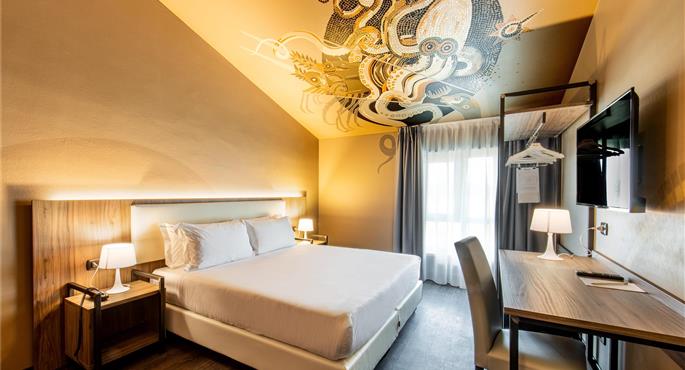 Habitación del Muraless Art Hotel, WorldHotels Crafted - Castel d'Azzano - 98434