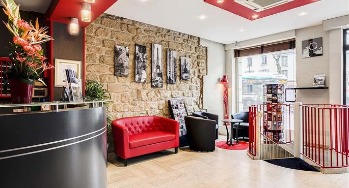 Hall de Best Western Nouvel Orleans Montparnasse à Paris - 93544