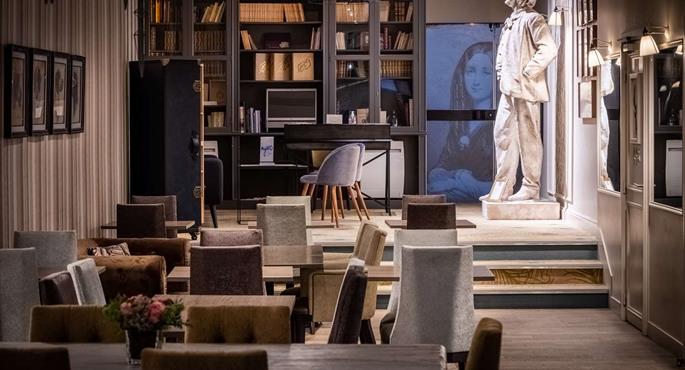 Bar ou lounge de Hotel Litteraire Gustave Flaubert, BW Signature Collection - Rouen - 93636