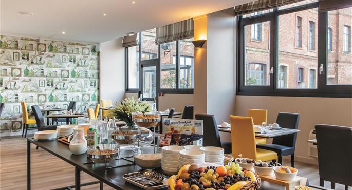 Restaurant de Best Western Hotel Hermitage - Montreuil Sur Mer - 93677