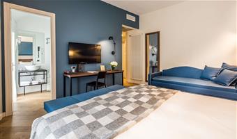 1 lit king size 1 lit simple, non fumeur, chambre familiale, un lit supplémentaire, wi-fi gratuit, coffre-fort, bouilloire
