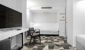 1 lit queen size et 1 lit simple, non fumeur, chambre deluxe, convertible en deux lits simples