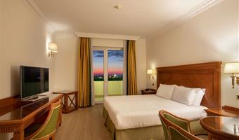 1 lit king size, chambre superieure, minibar gratuit, connexion wi-fi gratuite, bouilloire pour thé, café et tisanes sur demande