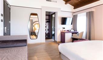 1 lit king size, chambre non-fumeurs, chambre supérieure, canapé-lit simple