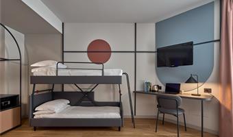 1 lit king size, non fumeur, chambre confort, canapé convertible en lit superposé, convertible en deux lits simples