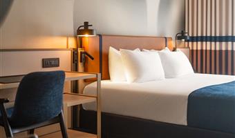 1 lit king size, non fumeur, chambre deluxe, balcon, fauteuil