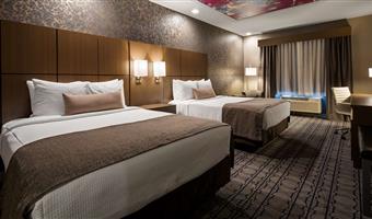 2 letti matrimoniali queen size, camere non fumatori, accesso a internet ad alta velocità, microonde e frigorifero, minibar con lavandino, divano letto, colazione completa