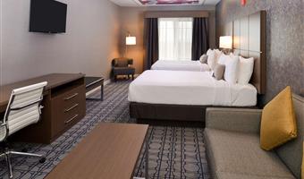 2 letti matrimoniali queen size, camere non fumatori, accesso a internet ad alta velocità, microonde e frigorifero, minibar con lavandino, divano letto, colazione completa