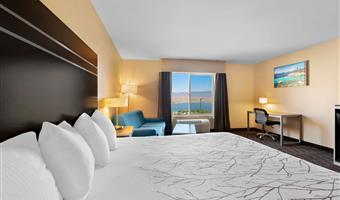 1 letto matrimoniale king size, camere non fumatori, vista sul lago, vista sulla montagna, microonde e frigorifero, collegamento wi-fi, colazione completa