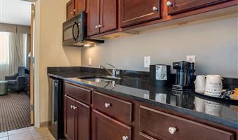 suite -1 letto queen size, camere non fumatori, soggiorno separato, minibar con lavandino, microonde e frigorifero, divano letto, colazione completa