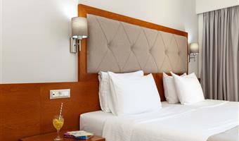 1 letto matrimoniale queen size, camere non fumatori, vista sulla città, televisore led con televisione via cavo, aria condizionata, collegamento wi-fi, colazione completa