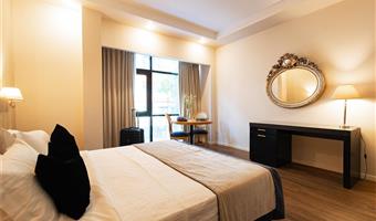 2 letti singoli, camere non fumatori, divano letto, minibar, stira pantaloni, collegamento wi-fi, bollitore per tè e caffè, colazione completa
