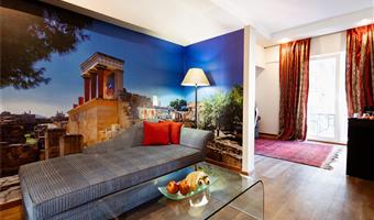 1 letto matrimoniale king size, camere non fumatori, suite junior, minibar, balcone, collegamento wi-fi, colazione completa