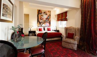 1 letto matrimoniale king size, camere non fumatori, suite junior, minibar, balcone, collegamento wi-fi, colazione completa