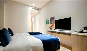 2 letti singoli, camere non fumatori, camera comfort, doccia, collegamento wi-fi, finestre insonorizzate, bollitore per tè e caffè, colazione completa