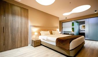 suite -1 letto king size, camere non fumatori, camera deluxe, idromassaggio jacuzzi, trasferimento gratuito in città, collegamento wi-fi, bollitore per tè e caffè, colazione completa