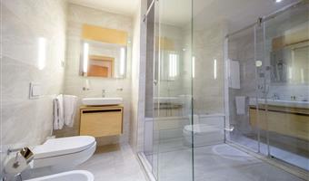 1 letto king size, 2 letti singoli, camere non fumatori, camera per famiglie, finestre insonorizzate, collegamento wi-fi, bollitore per tè e caffè, bathtub, colazione completa