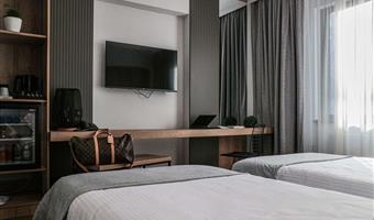 2 letti singoli, camere non fumatori, camera comfort, asciugacapelli, collegamento wi-fi, minibar, colazione completa