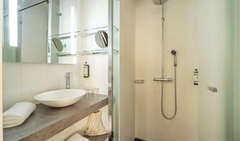 1 letto king size, 2 letti singoli, suite junior, attico, vista sul fiume
