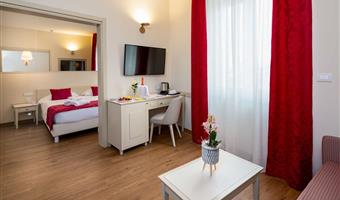 1 letto matrimoniale king size, suite junior