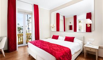 1 letto matrimoniale king size, camera per famiglie, secondo letto divano letto doppio