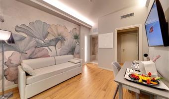 suite -1 letto king size, camere non fumatori, divano letto, 2 televisori a schermo piatto, soggiorno, bagno turco, bollitore per tè